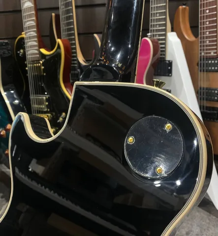 Электрогитара McCartney Les Paul Gold Black - изображение 8