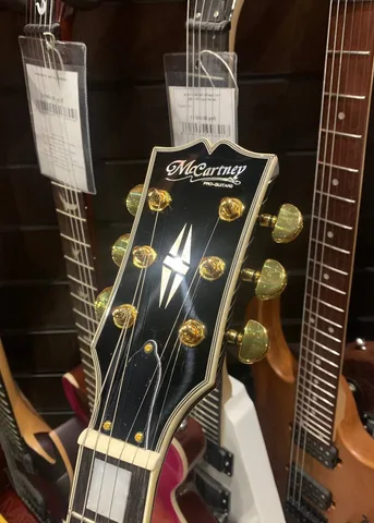Электрогитара McCartney Les Paul Gold Black - изображение 9