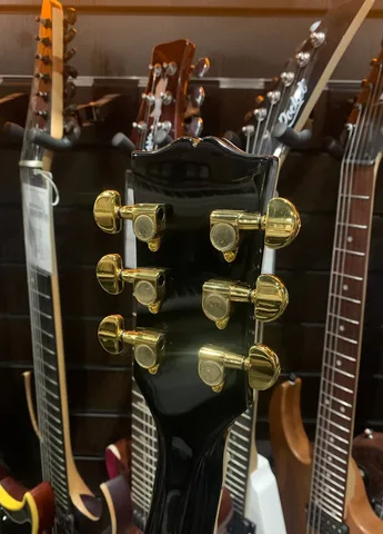 Электрогитара McCartney Les Paul Gold Black - изображение 10