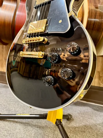 Электрогитара Epiphone Les Paul Custom Ebony - изображение 2