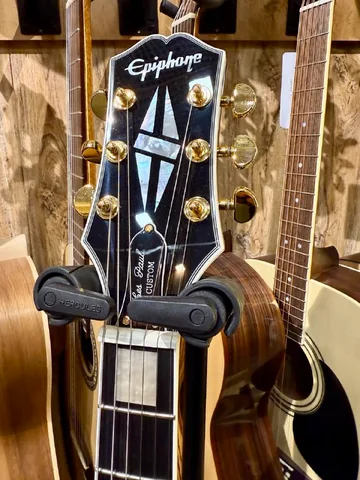 Электрогитара Epiphone Les Paul Custom Ebony - изображение 7