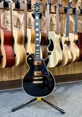 Электрогитара Epiphone Les Paul Custom Ebony - изображение 9