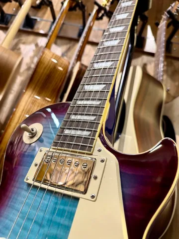 Электрогитара Epiphone Les Paul Standard 60s Figured Blueberry Burst - изображение 5