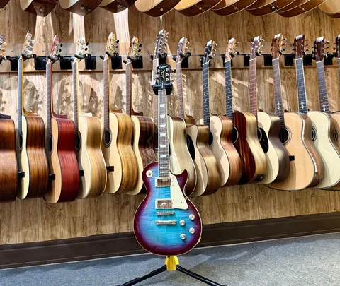 Электрогитара Epiphone Les Paul Standard 60s Figured Blueberry Burst - изображение 9