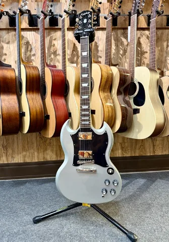 Электрогитара Epiphone SG Standard Silver Mist - изображение 9
