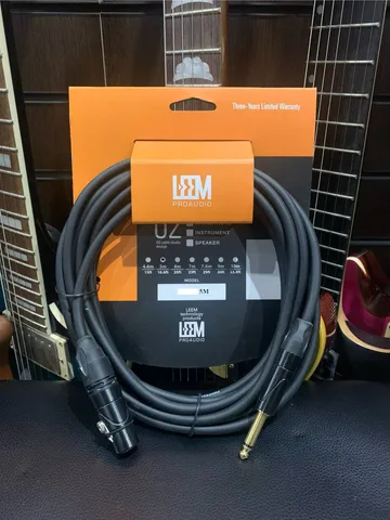Кабель Микрофонный Leem XLR-Jack 5m