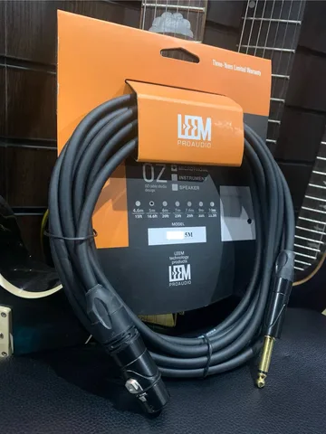 Кабель Микрофонный Leem XLR-Jack 5m
