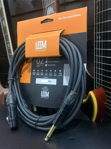 Кабель Микрофонный Leem XLR-Jack 5m