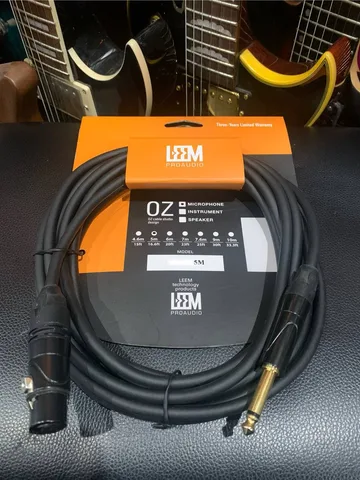 Кабель Микрофонный Leem XLR-Jack 5m