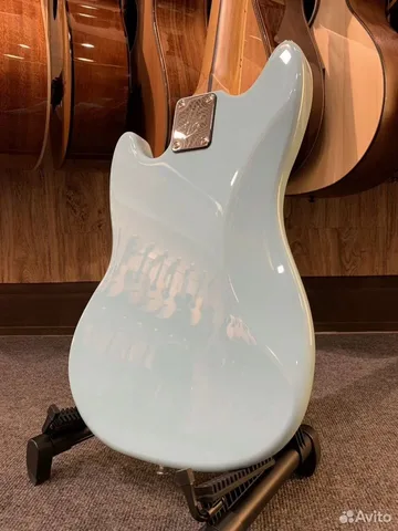Бас Гитара Harley Benton MV-4PJ Daphne Blue - изображение 4