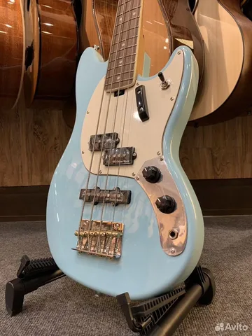 Бас Гитара Harley Benton MV-4PJ Daphne Blue - изображение 5