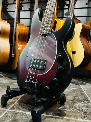 Бас Гитара Sterling by Music Man Dark Scarlet - изображение 4