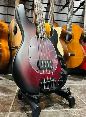 Бас Гитара Sterling by Music Man Dark Scarlet - изображение 5