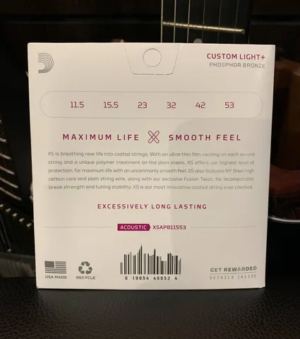 Струны для Акустической Гитары D'Addario XS 11.5-53 (USA)