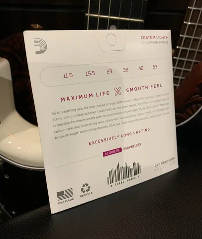 Струны для Акустической Гитары D'Addario XS 11.5-53 (USA)