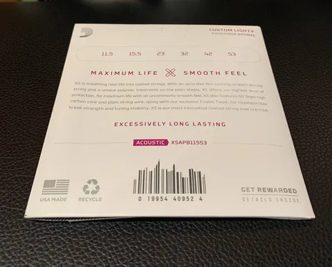 Струны для Акустической Гитары D'Addario XS 11.5-53 (USA)