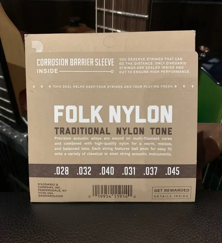 Струны для Классической и Акустической Гитары D'Addario Folk