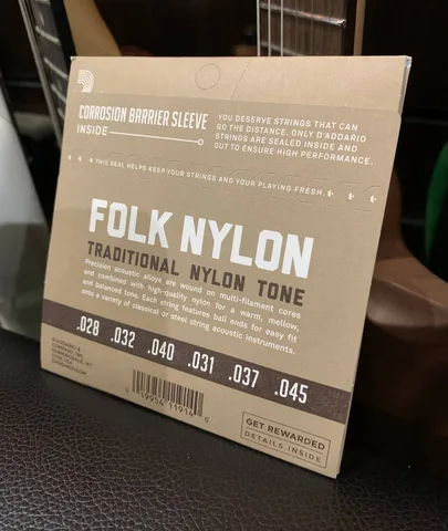 Струны для Классической и Акустической Гитары D'Addario Folk