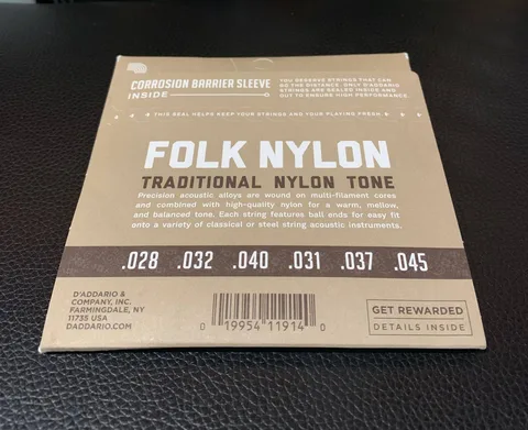 Струны для Классической и Акустической Гитары D'Addario Folk
