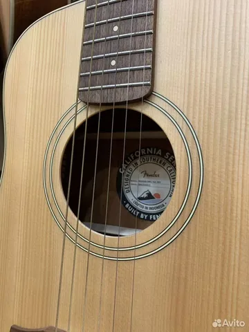 Акустическая Гитара Fender Redondo Mini Natural 1/2