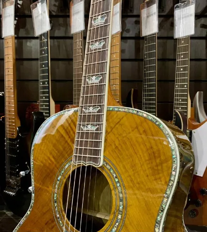 Акустическая Гитара Golden Sandal Dreadnought (Полный Массив) - изображение 7