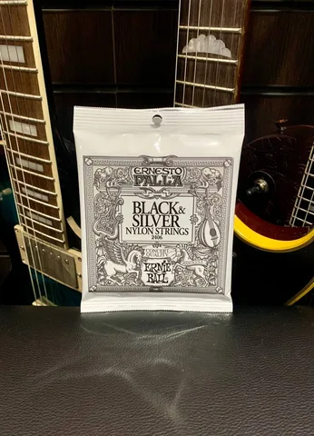 Струны для Классической Гитары Ernie Ball Ernesto Palla Black&Silver Nylon
