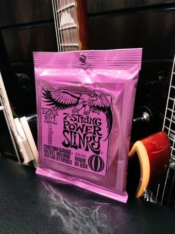 Струны для 7-ми струнной Электрогитары Ernie Ball 11-58 (USA) - изображение 5
