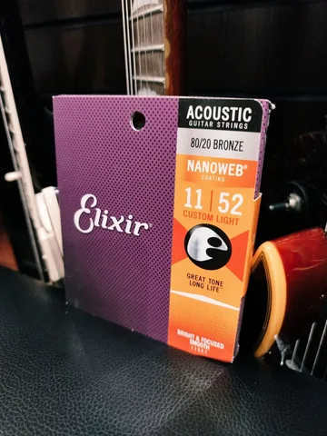 Струны для Акустической Гитары Elixir 11-52 (Оригинал) - изображение 5