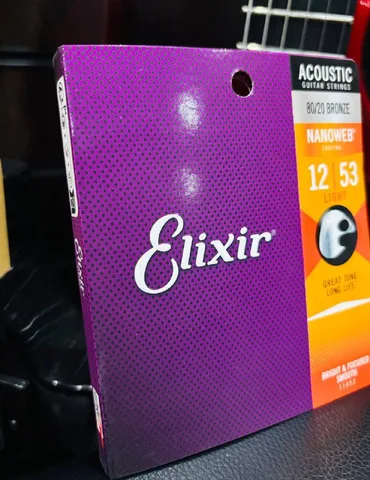 Струны для Акустической Гитары Elixir 12-53 (Оригинал) - изображение 3