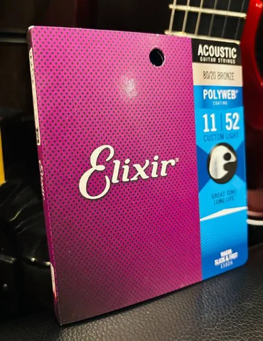 Струны для Акустической Гитары Elixir 11-52 (Оригинал) - изображение 3