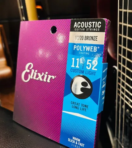 Струны для Акустической Гитары Elixir 11-52 (Оригинал) - изображение 5