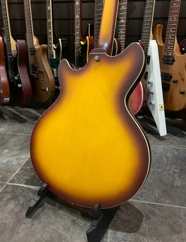 Полуакустическая Гитара Eart Guitar E-325 Tobacco - изображение 5