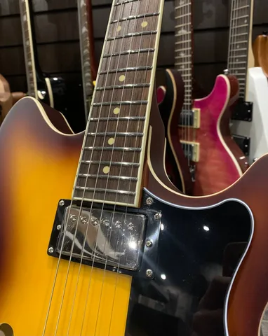 Полуакустическая Гитара Eart Guitar E-325 Tobacco - изображение 6