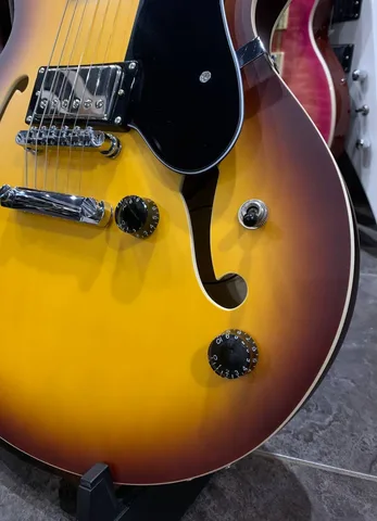 Полуакустическая Гитара Eart Guitar E-325 Tobacco - изображение 8