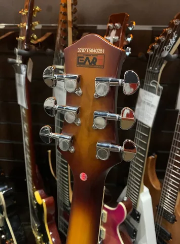 Полуакустическая Гитара Eart Guitar E-325 Tobacco - изображение 11