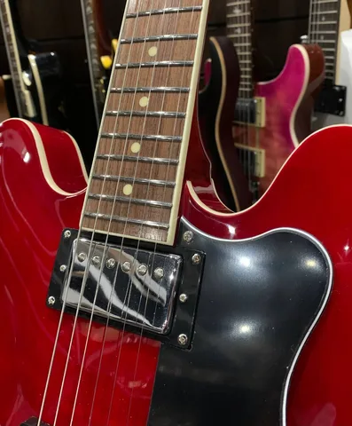 Электрогитара EART 335 Gloss Red - изображение 5
