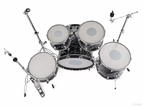 Барабанная установка, Черный мрамор, LDrums - изображение 2
