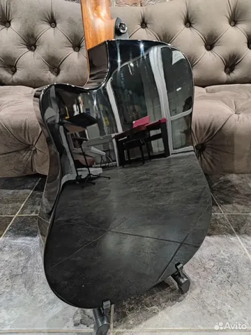 Электроакустическая Гитара LAG T-118D CE-BLK (Массив Красного Кедра) - изображение 4