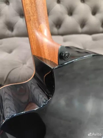 Электроакустическая Гитара LAG T-118D CE-BLK (Массив Красного Кедра) - изображение 7