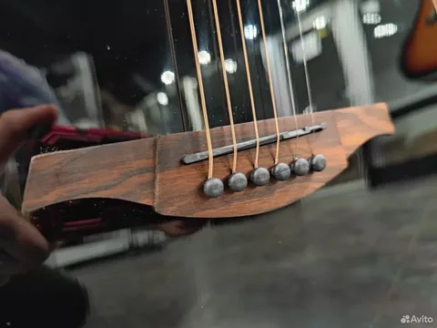 Электроакустическая Гитара LAG T-118D CE-BLK (Массив Красного Кедра) - изображение 8
