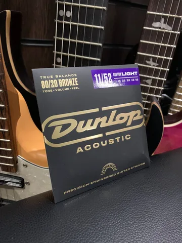 Струны для Акустической Гитары Dunlop 11-52 Bronze Light Custom  - изображение 2