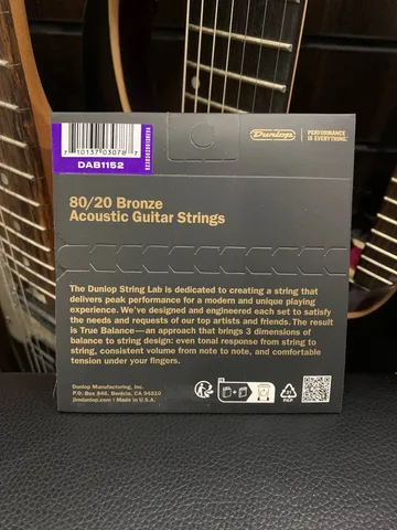 Струны для Акустической Гитары Dunlop 11-52 Bronze Light Custom  - изображение 4