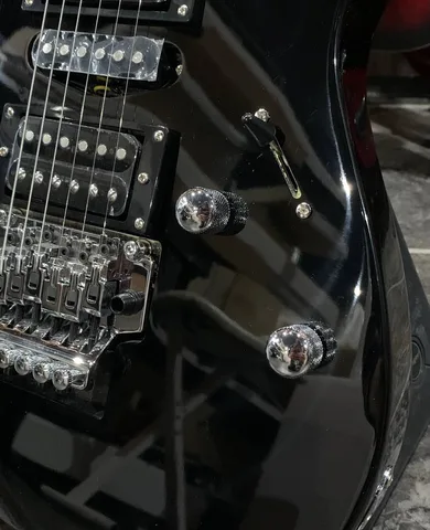 Электрогитара Bosstone SG-6 HHS Black Floyd Rose - изображение 5