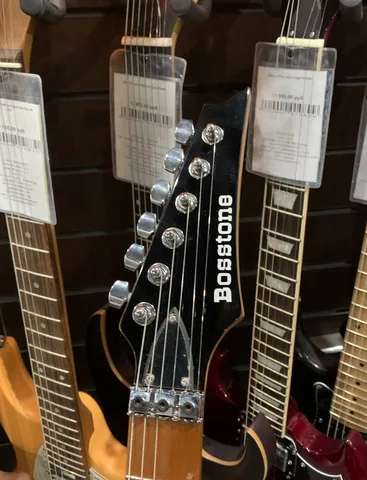 Электрогитара Bosstone SG-6 HHS Black Floyd Rose - изображение 9