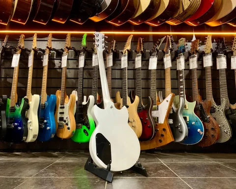 Электрогитара Yamaha SG-200 Custom Pearl White (Группа Кино)