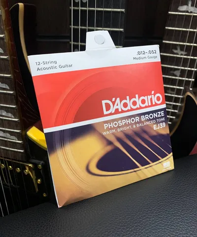 Струны для 12-ти Струнной Акустической Гитары Daddario 12-52 Medium (Оригинал USA) - изображение 3