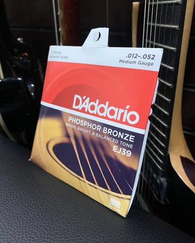 Струны для 12-ти Струнной Акустической Гитары Daddario 12-52 Medium (Оригинал USA) - изображение 4