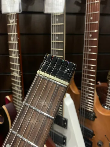 Безголовая Электрогитара Eart Guitar GW2 Headless Blue - изображение 9
